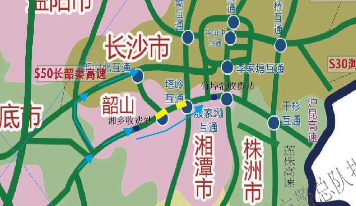 湘乡道路规划最新-湘乡路网布局新动向