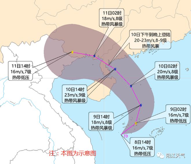 阳江台风最新动态