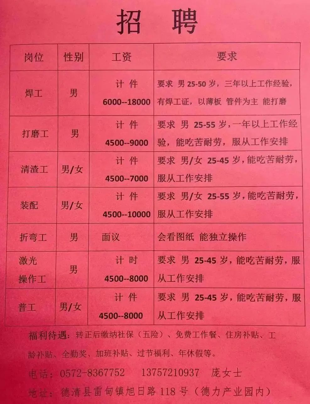 莱芜口镇最新招聘资讯大盘点，求职好机会不容错过！